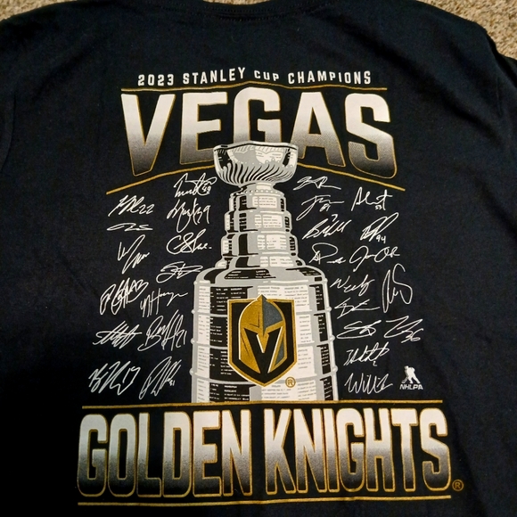 2023 Vegas Golden Knights Stanley Cup Champions V-Neck T-Shirt Women's M (NWOT) - Picture 5 of 6